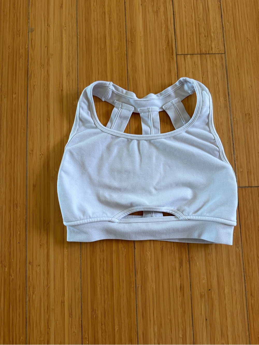 Alphalete White Sports Bra